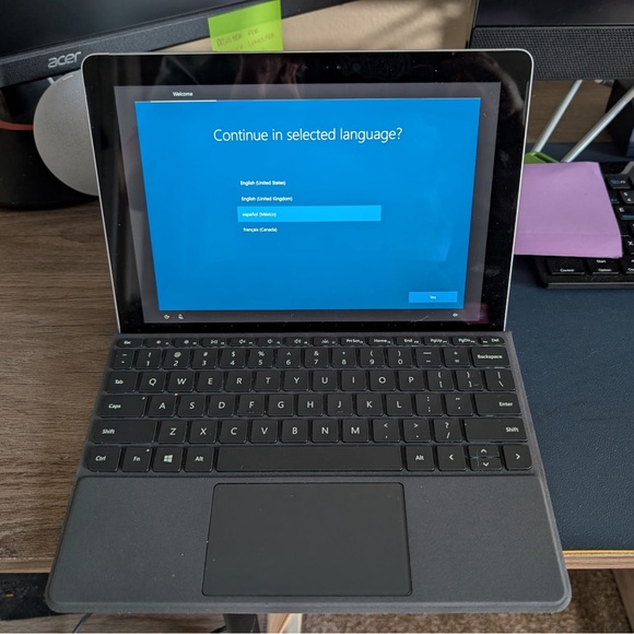 Microsoft Black Tablet Keyboard for Surface - Picture 1 of 7